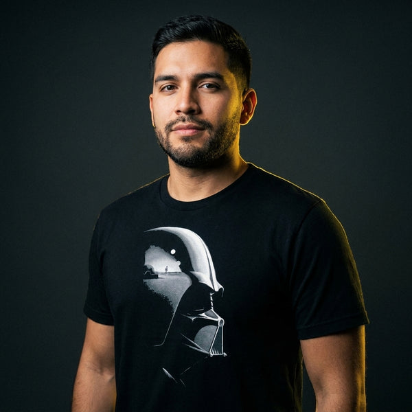 Fan SuperStar con playera Star Wars Darth Vader