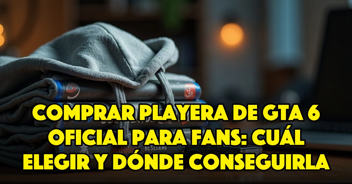Comprar playera de GTA 6 oficial para fans: cuál elegir y dónde conseguirla