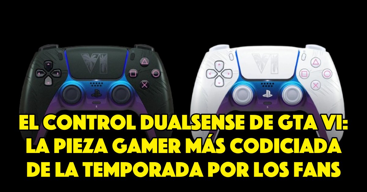 El Control DualSense de GTA VI: La Pieza Gamer Más Codiciada de la Temporada por los Fans