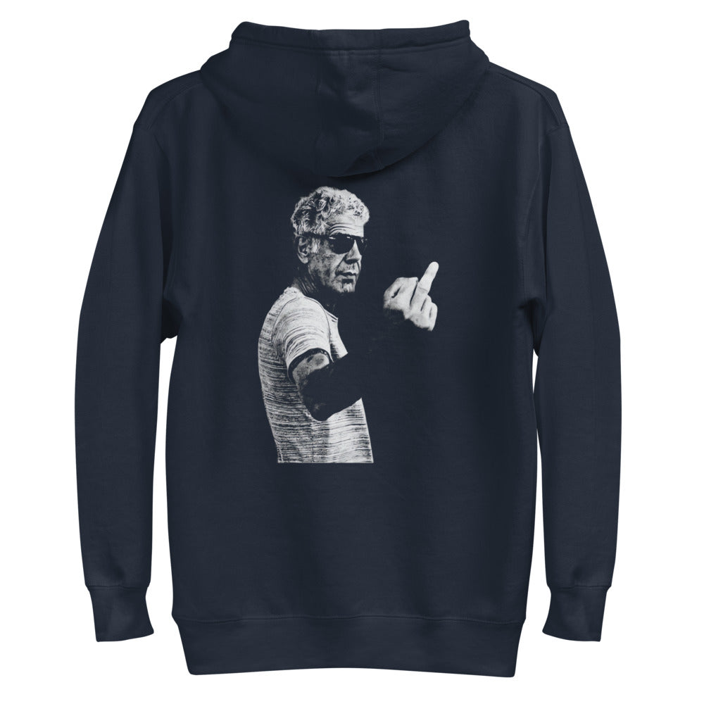 Hoodie A, Bourdain - Plano