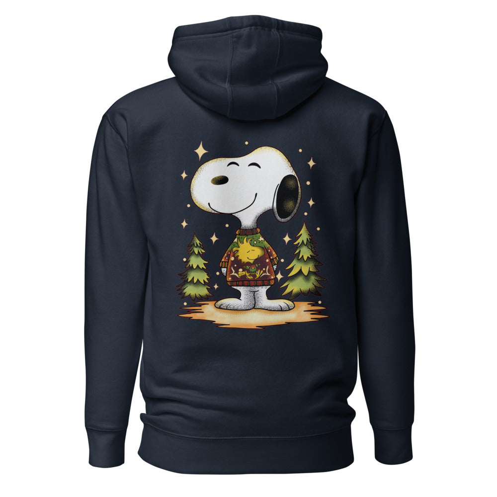 Hoodie Beagle de Navidad - Espalda