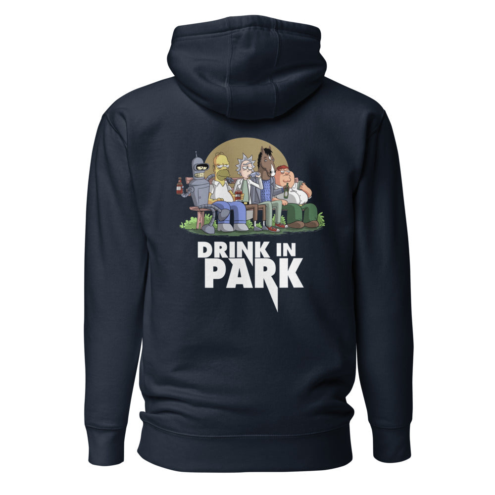 Hoodie Drink in Park - Espalda