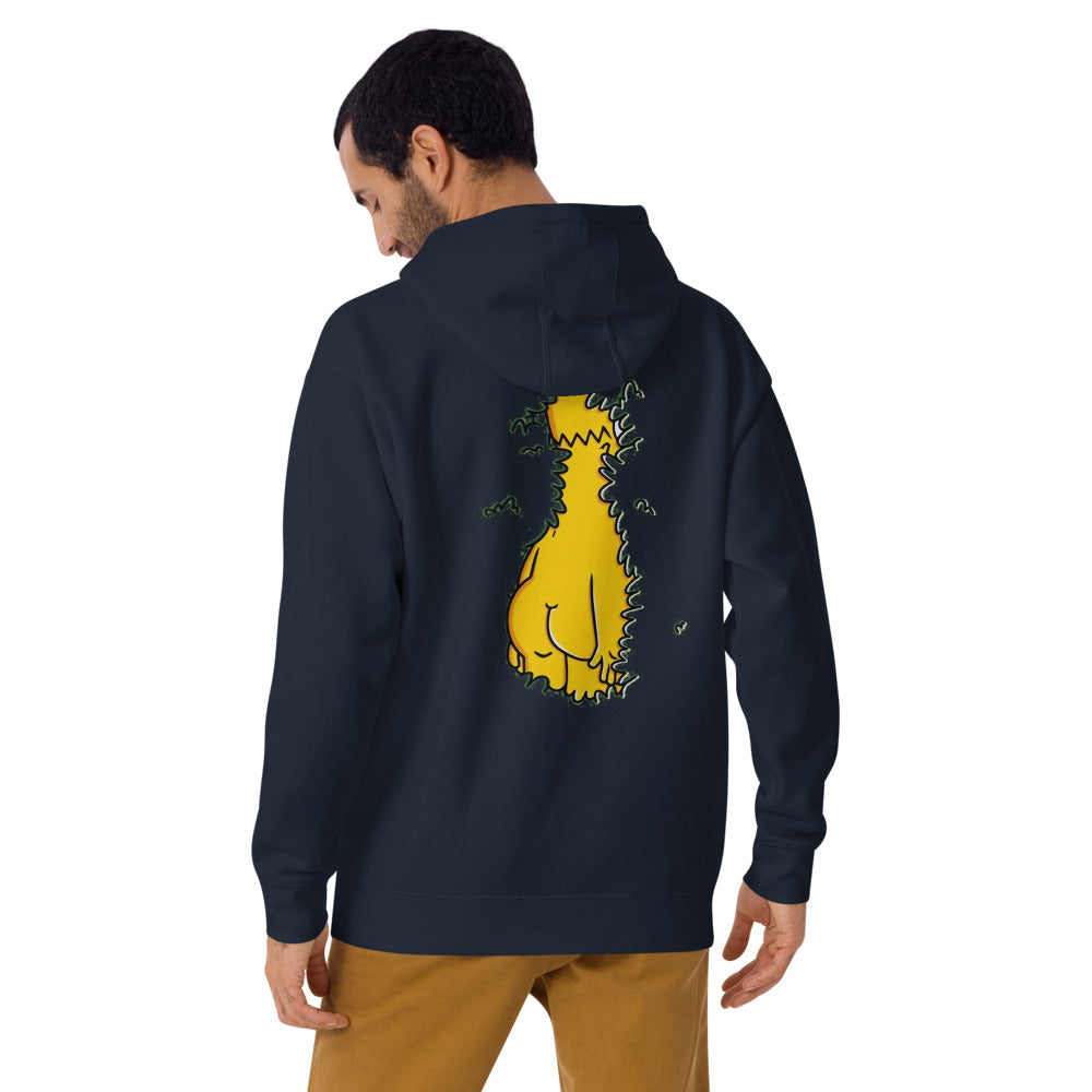 Hoodie Noo Homero - Modelo masculino espalda 2