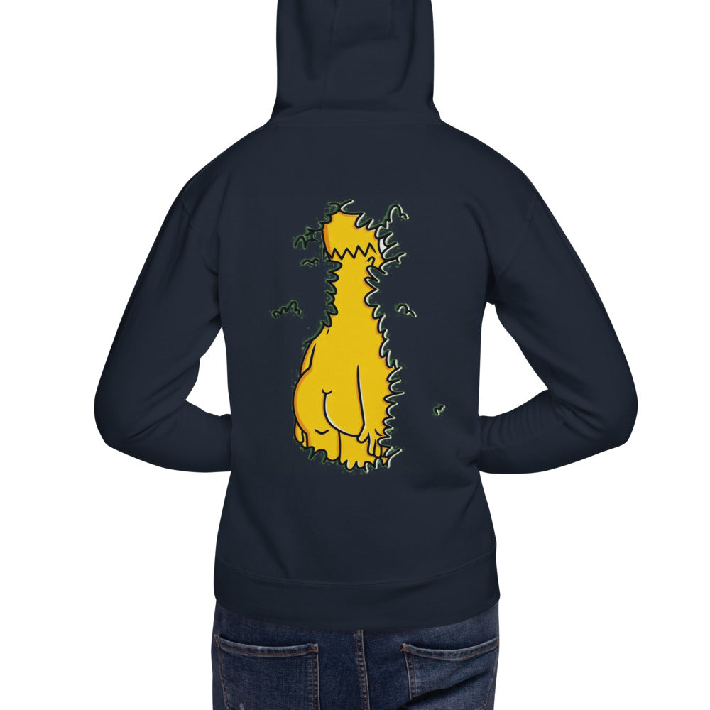 Hoodie Noo Homero - Modelo masculino espalda