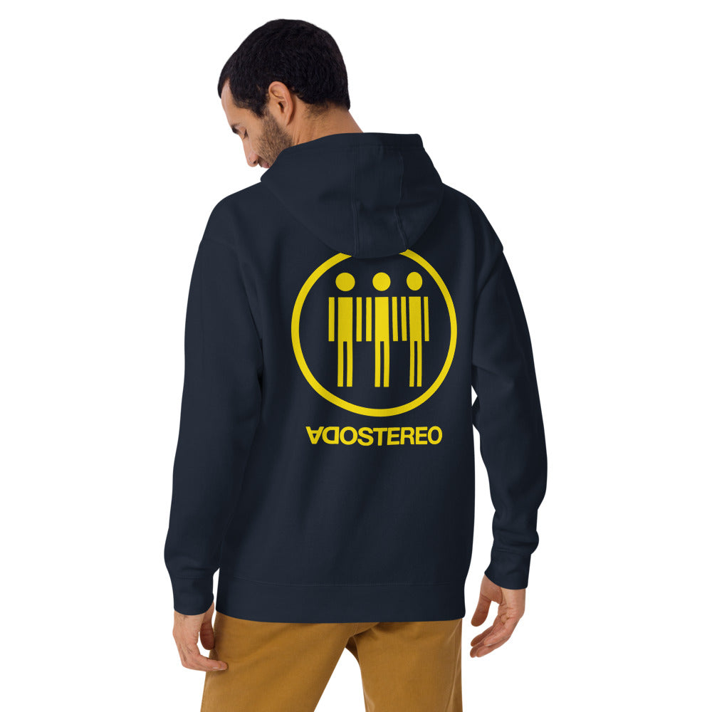 Hoodie Soda Stereo - Modelo masculino espalda 2