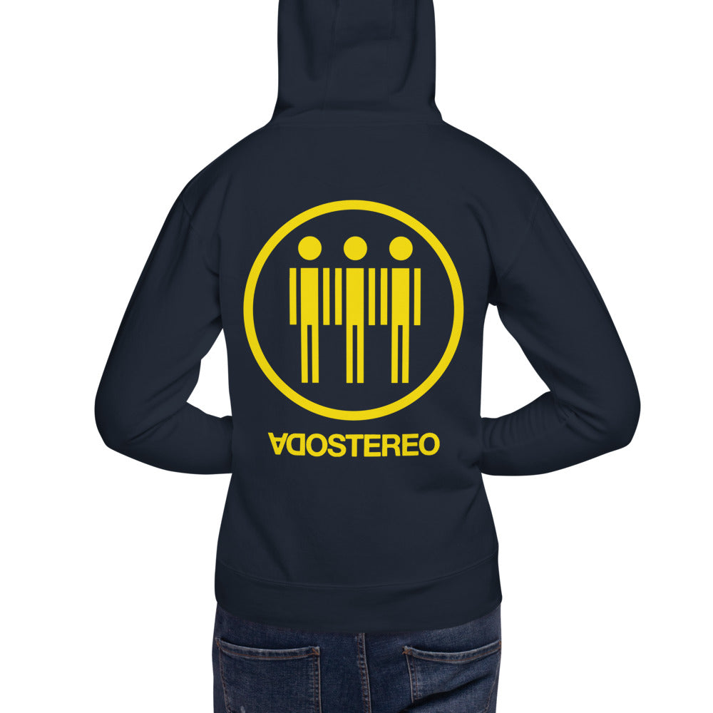 Hoodie Soda Stereo - Modelo masculino espalda