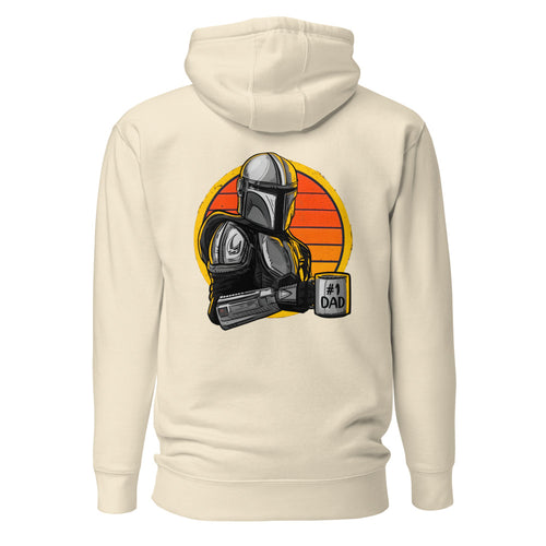 Hoodie #1 Dad Mandalorian - Espalda