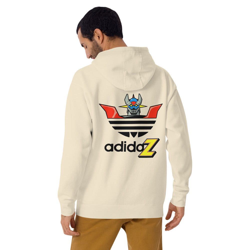 Hoodie Adidas Mazinger Z Parody - Modelo masculino espalda 2