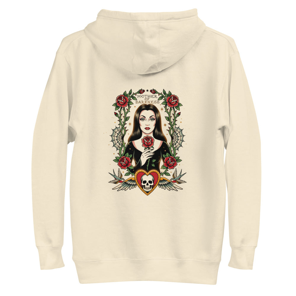 Hoodie Mother Of Darkness Gothic Woman Skull Heart - Plano