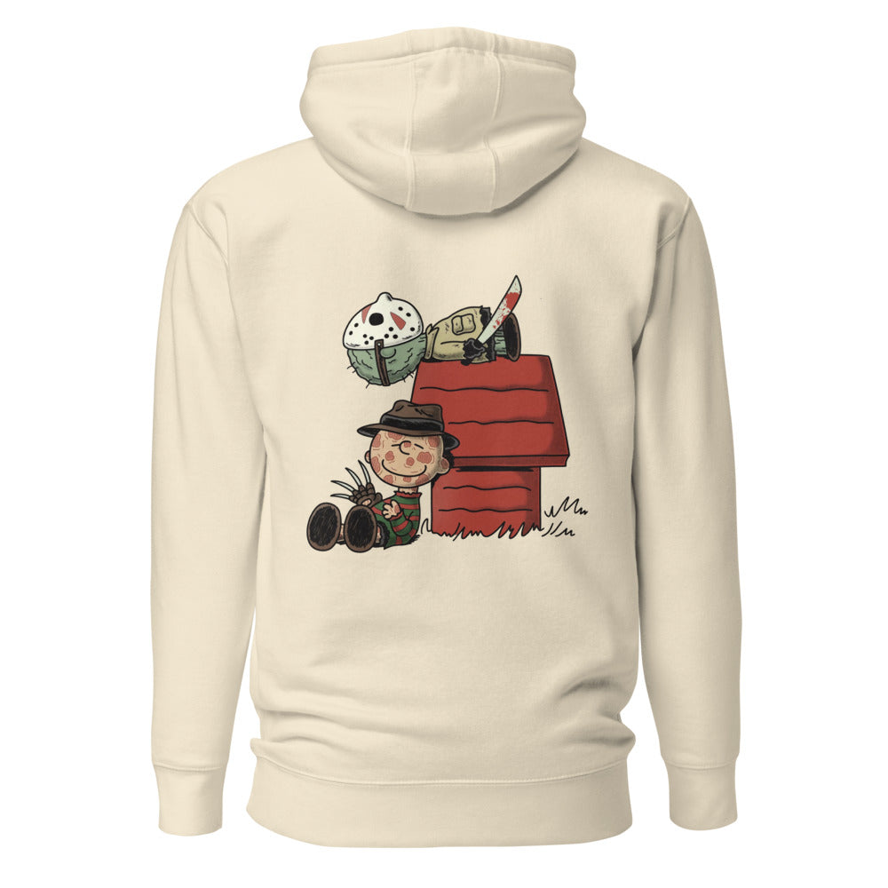 Hoodie Slasher Brown - Espalda