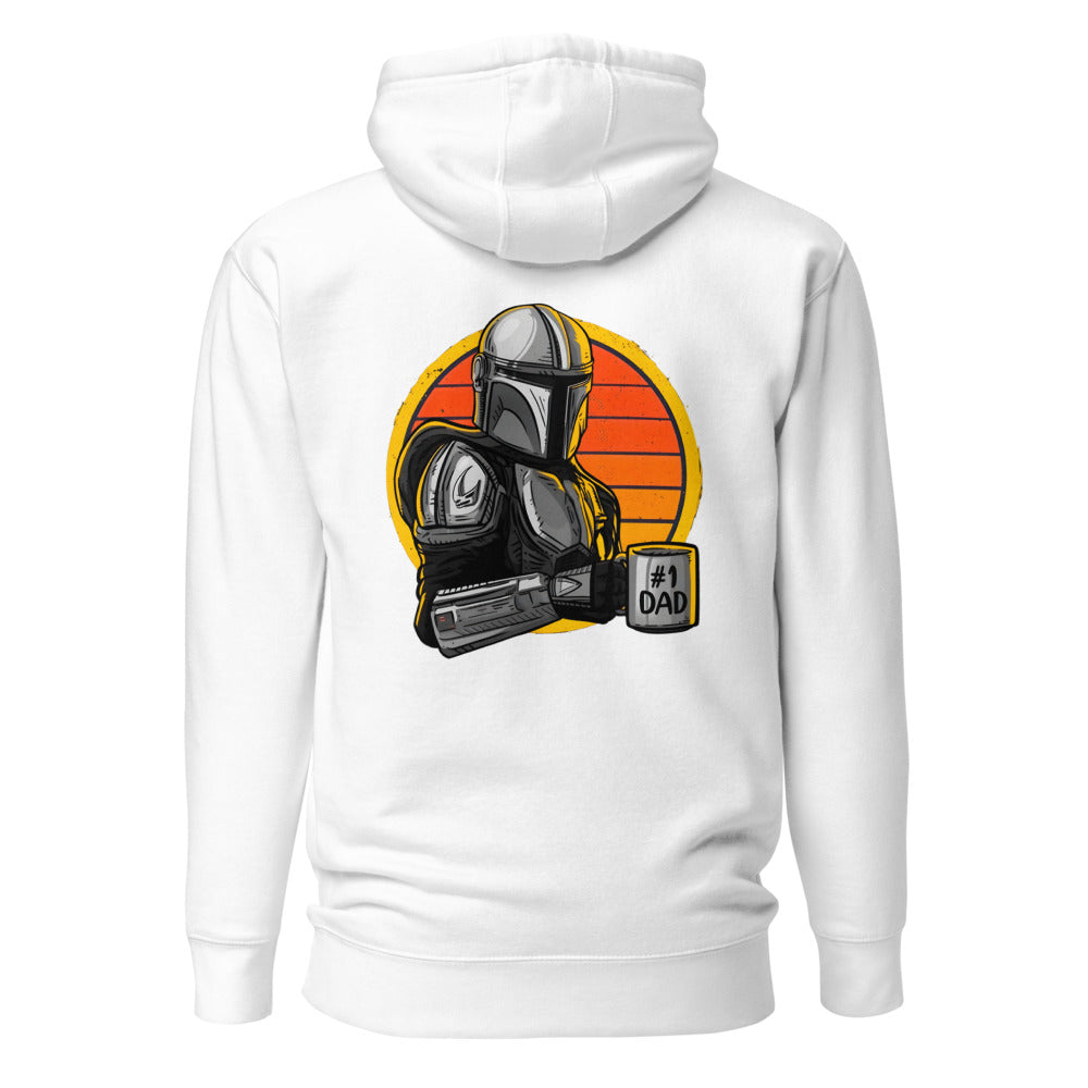 Hoodie #1 Dad Mandalorian - Espalda
