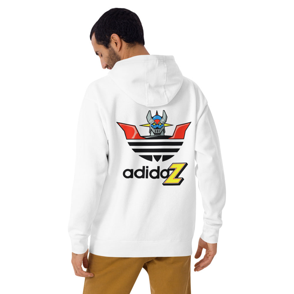 Hoodie Adidas Mazinger Z Parody - Modelo masculino espalda 2