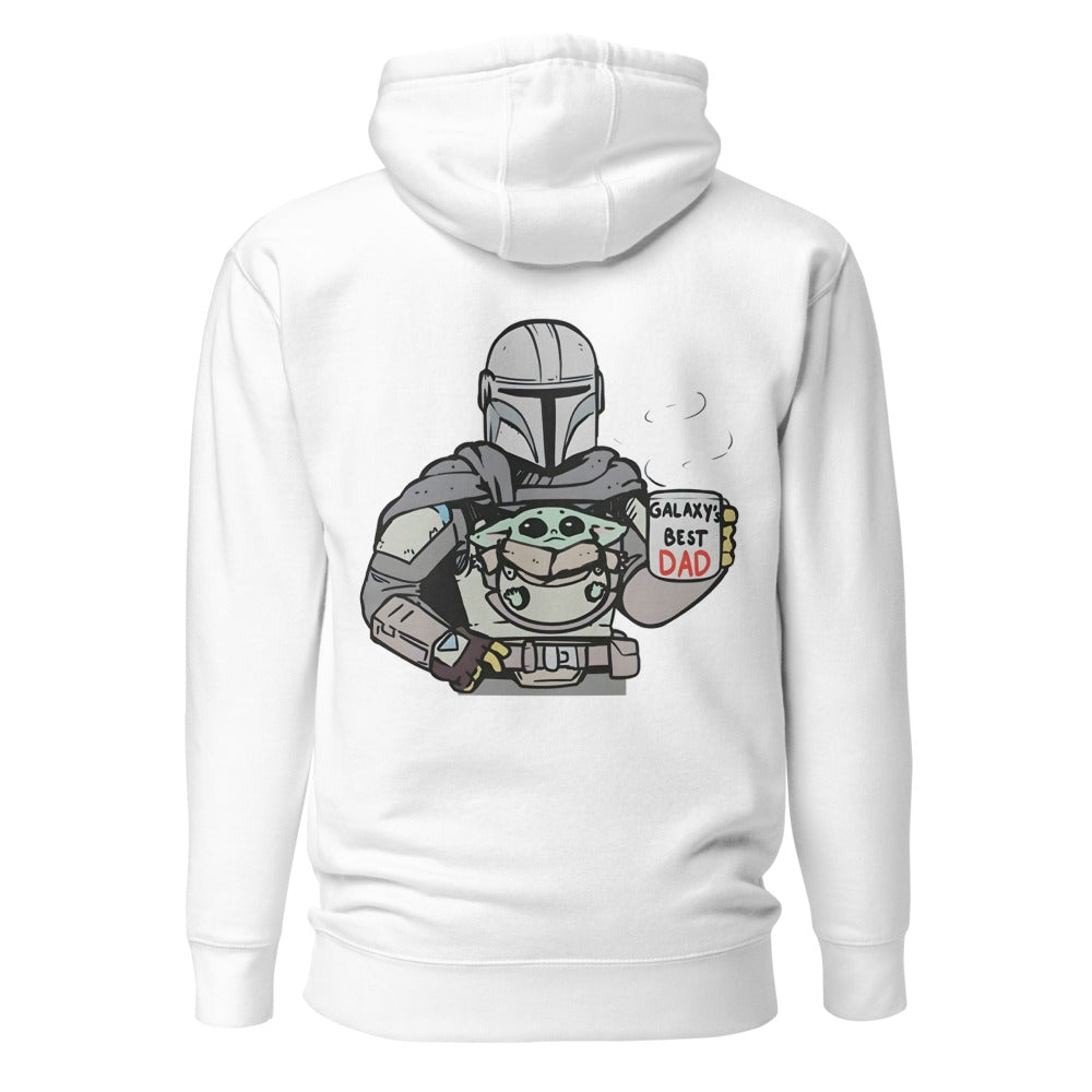 Hoodie Galaxy Best Dad - Espalda