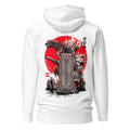 Hoodie Godzilla Sumi-e Red Sun Skyscraper - Espalda