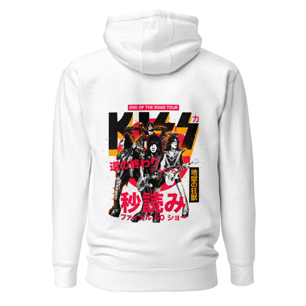 Hoodie KISS End Of The Road Tour Kanji - Espalda