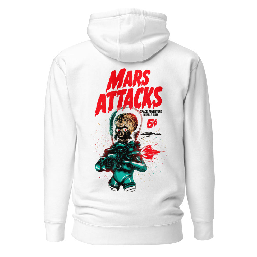 Hoodie Mars Attacks Space Adventure Bubble Gum - Espalda
