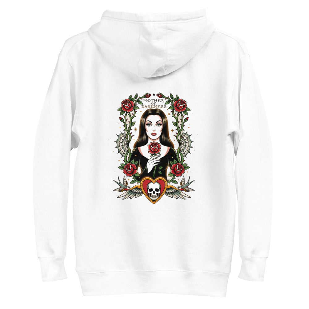 Hoodie Mother Of Darkness Gothic Woman Skull Heart - Plano