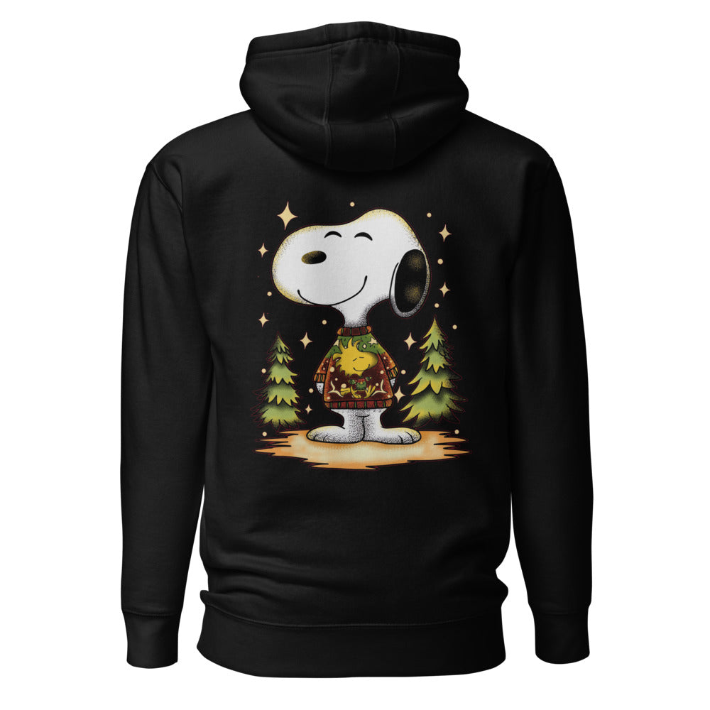 Hoodie Beagle de Navidad - Espalda