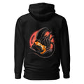 Hoodie Cat Person Xenomorph Hugging Orange Kitten - Espalda