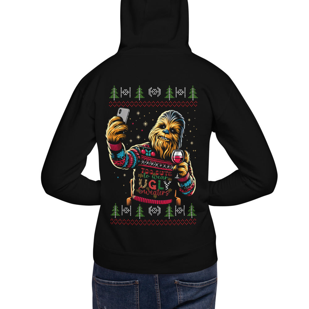 Hoodie Chewie Holidays - Modelo masculino espalda