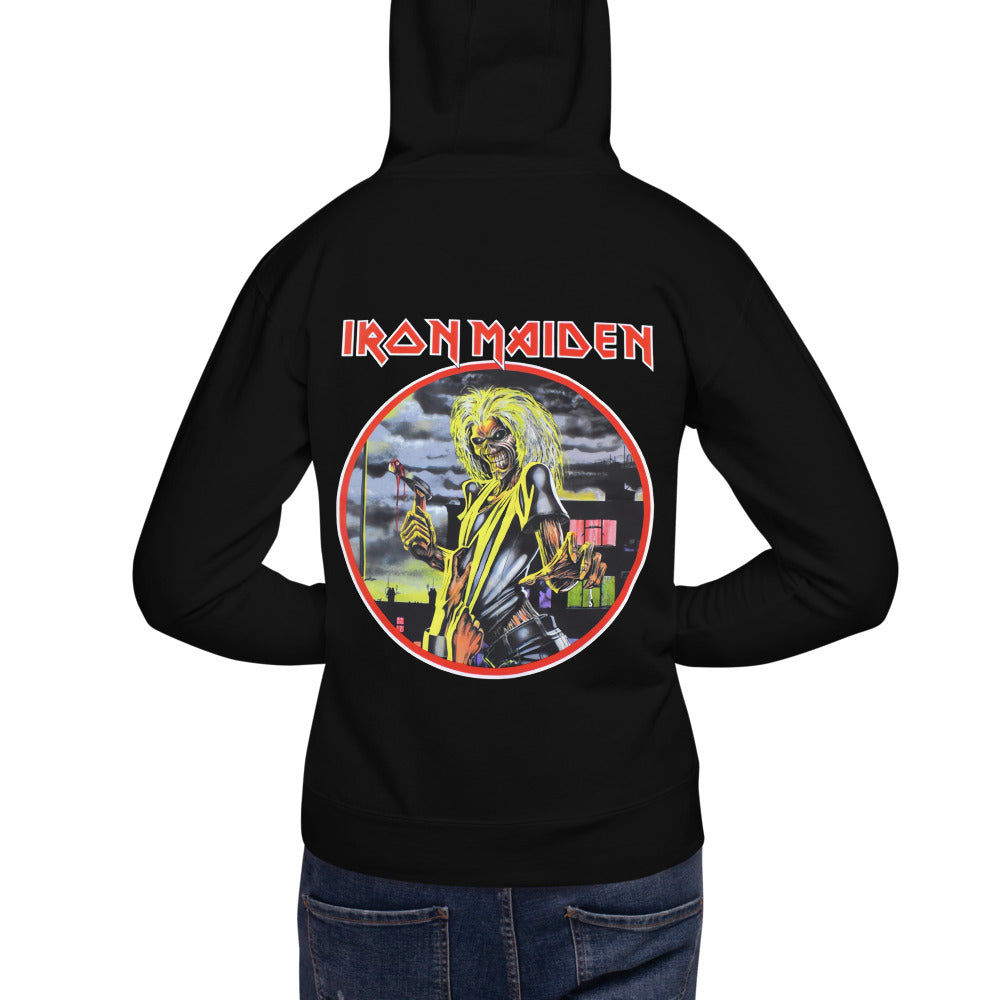 Hoodie Classic Albums: Iron Maiden - Modelo masculino espalda