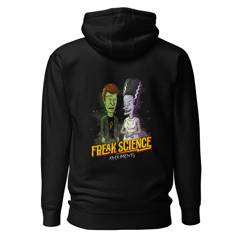 Hoodie Freak Science Xperiments Frankenstein Bride - Espalda