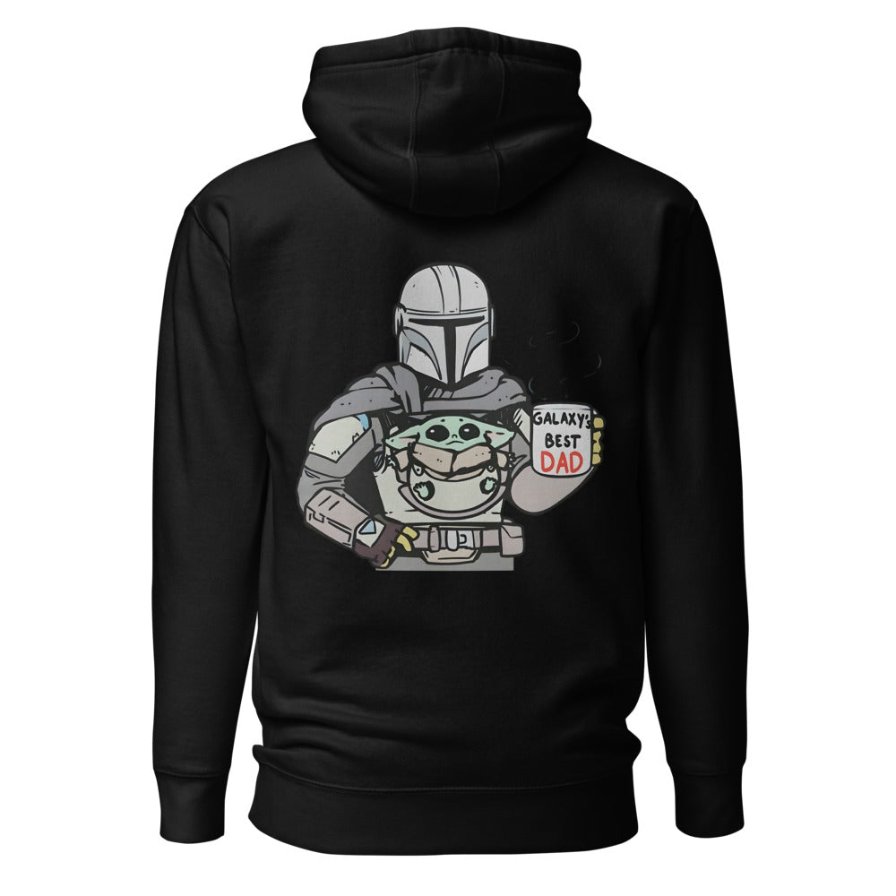 Hoodie Galaxy Best Dad - Espalda