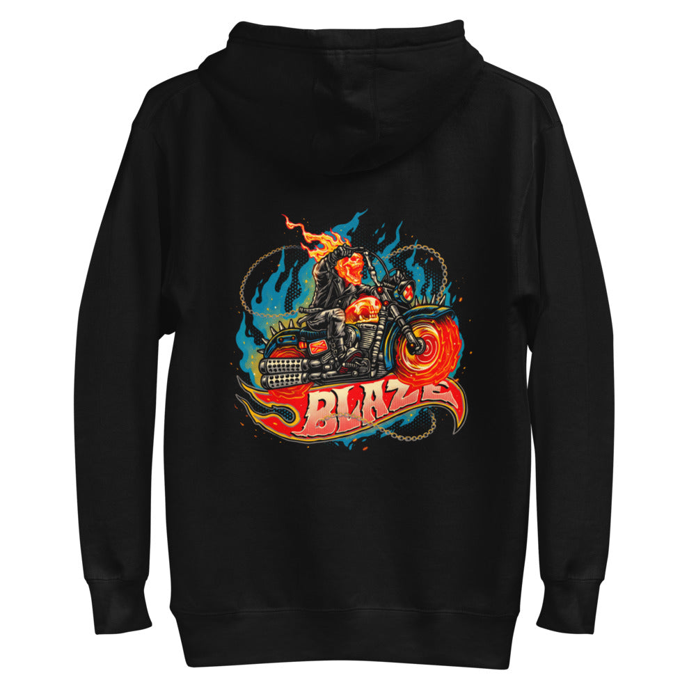 Hoodie Ghost Rider Blaze Spiked Chopper - Plano