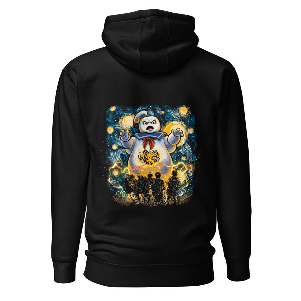 Hoodie Ghostbusters Stay Puft Starry Night - Espalda