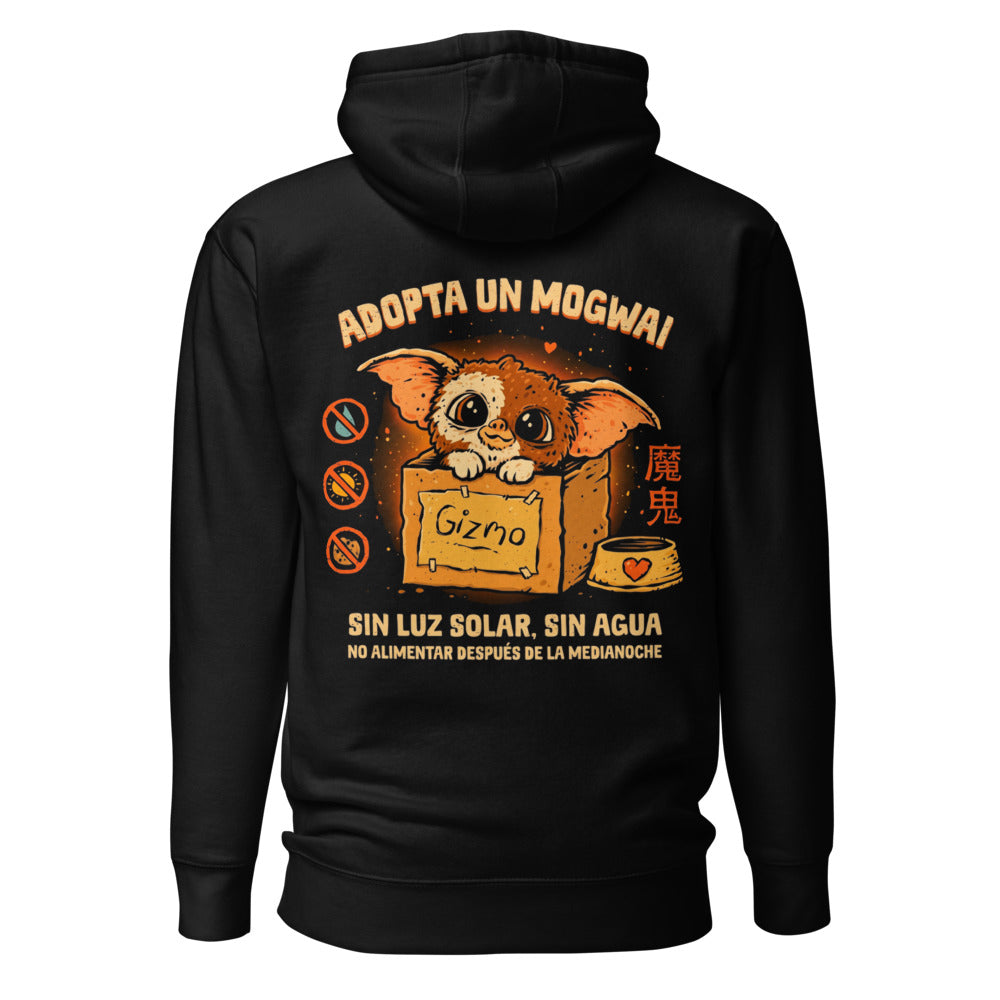 Hoodie Gremlins Gizmo Adopta Un Mogwai - Espalda