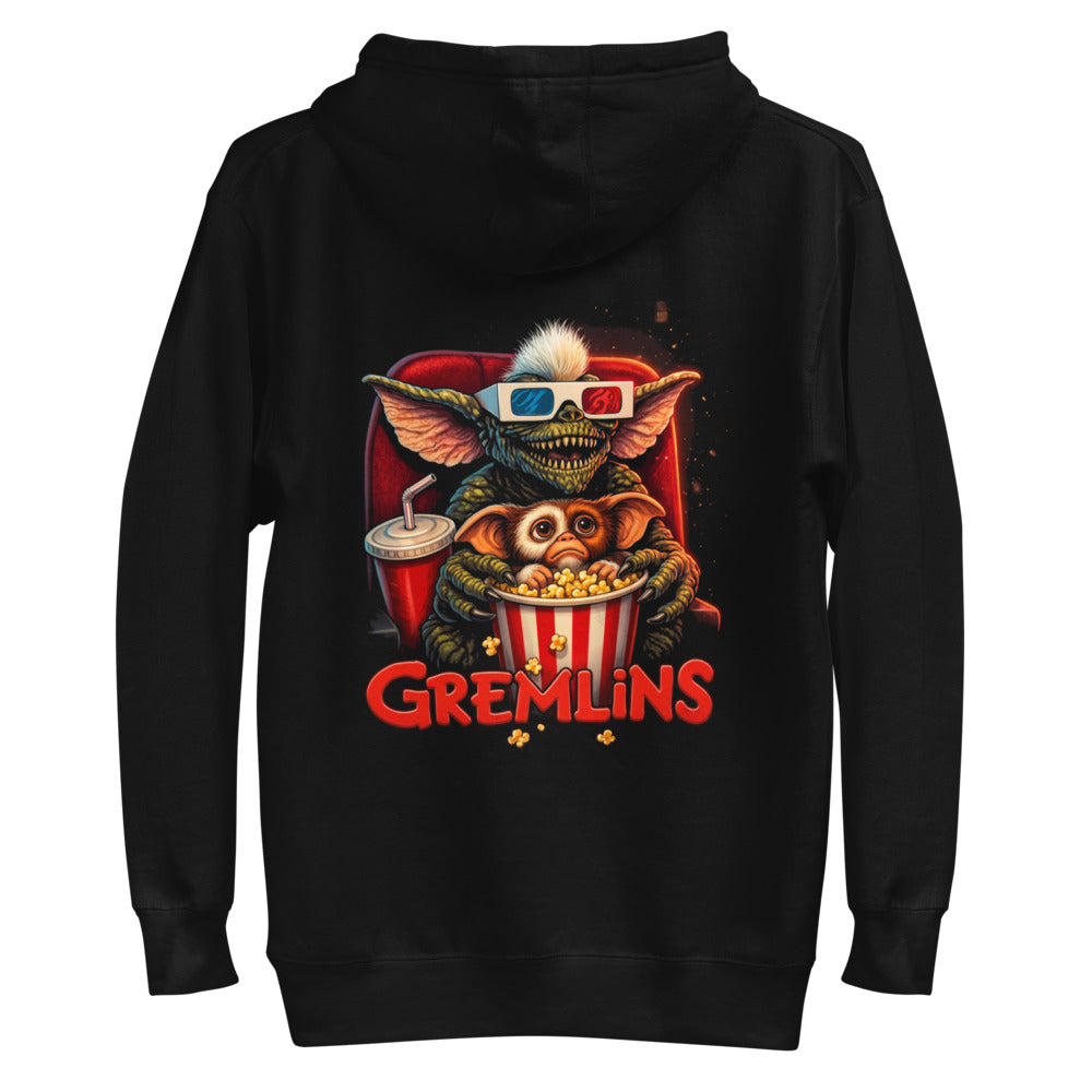 Hoodie Gremlins Stripe Gizmo Movie Night - Plano
