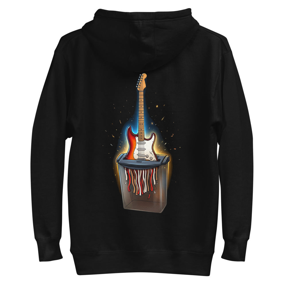 Hoodie Guitar Shredder Sunburst Paper Shredder - Plano