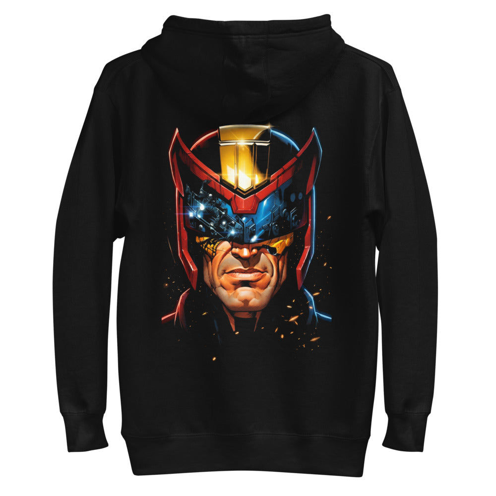 Hoodie Judge Dredd Golden Crest Helmet - Plano