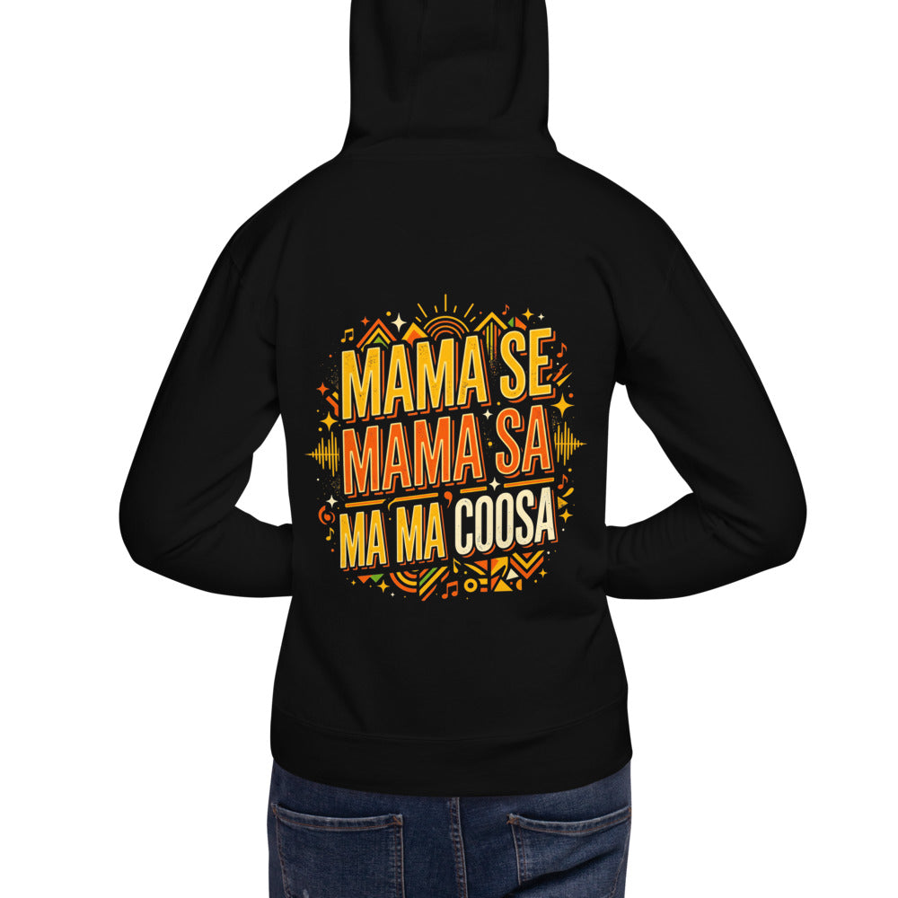 Hoodie Mama Se Mama Sa Ma Ma Coosa - Modelo masculino espalda