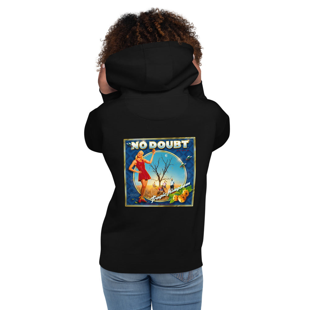 Hoodie No Doubt Tragic Kingdom Album Cover - Modelo femenina espalda