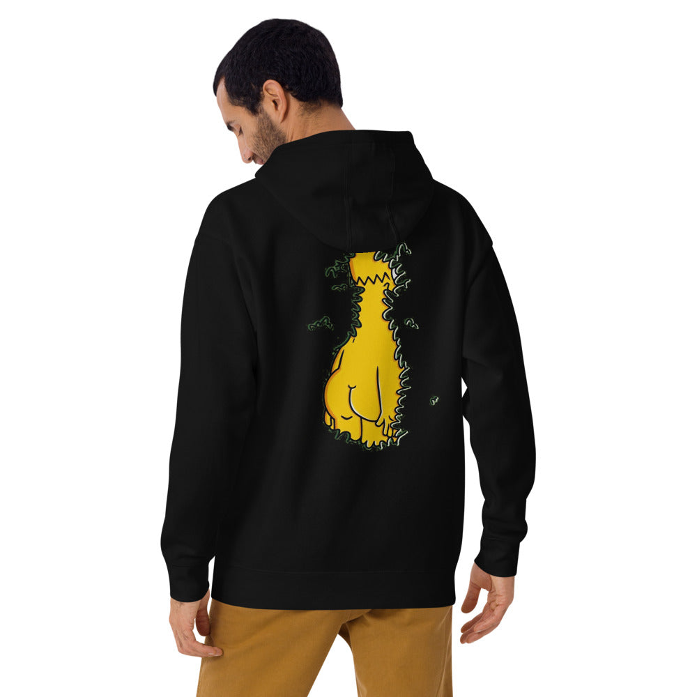 Hoodie Noo Homero - Modelo masculino espalda 2