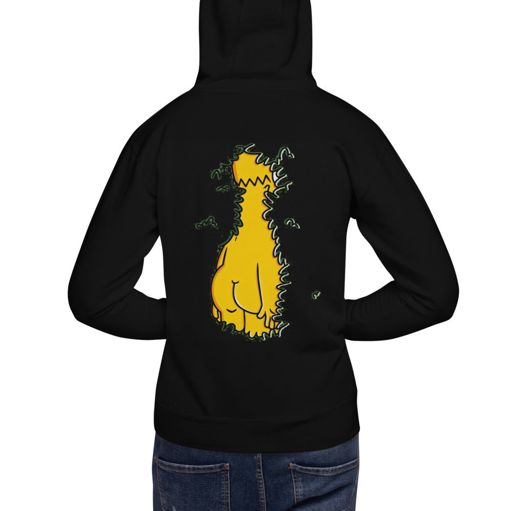 Hoodie Noo Homero - Modelo masculino espalda