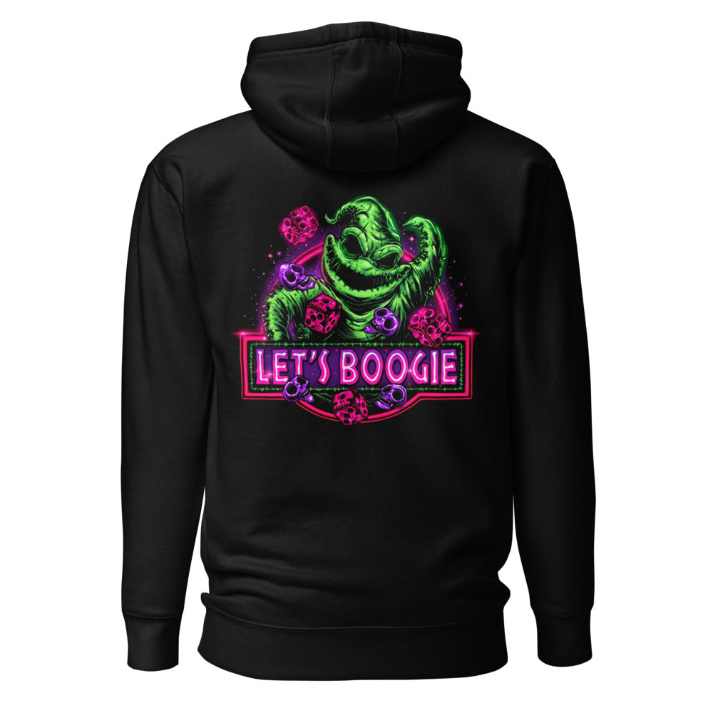 Hoodie Oogie Boogie Lets Boogie Neon Dice - Espalda