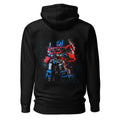 Hoodie Optimus Prime Neon Paint Splatter - Espalda