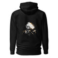 Hoodie Sequined Glove Smile Gold Sparks - Espalda