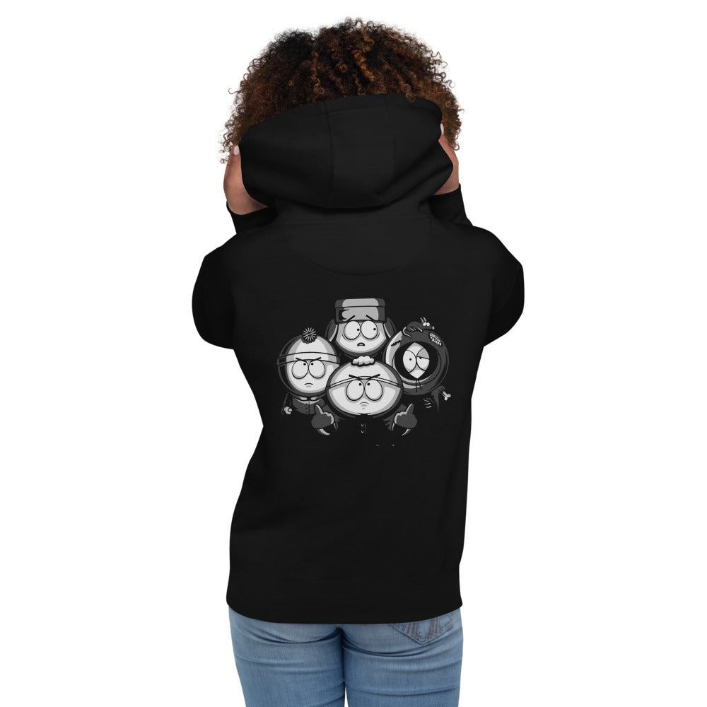 Hoodie South Park Rhapsody - Modelo femenina espalda