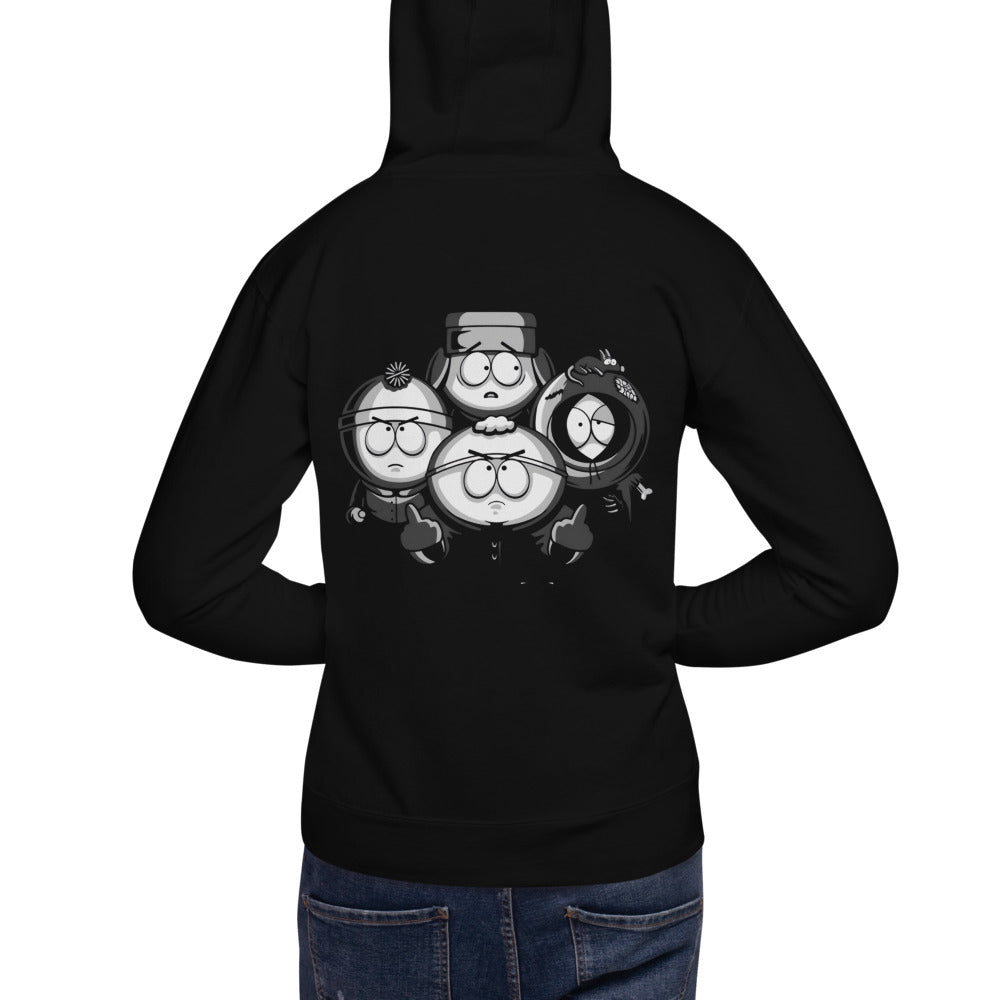 Hoodie South Park Rhapsody - Modelo masculino espalda