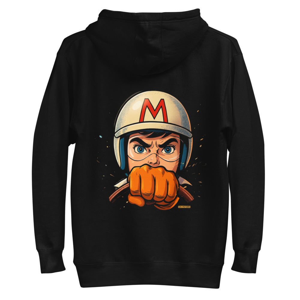 Hoodie Speed Racer Helmet Fist - Plano