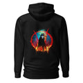 Hoodie V For Vendetta Burning Big Ben Red V - Espalda