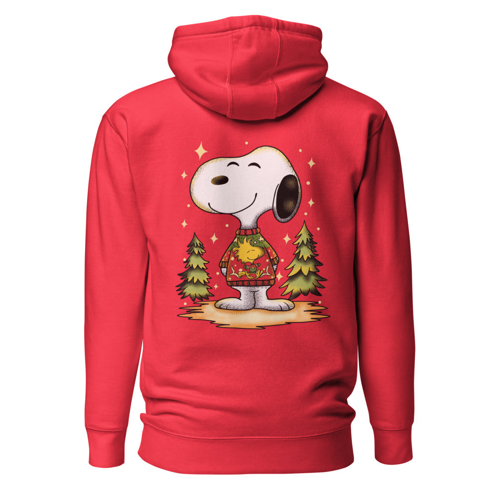 Hoodie Beagle de Navidad - Espalda