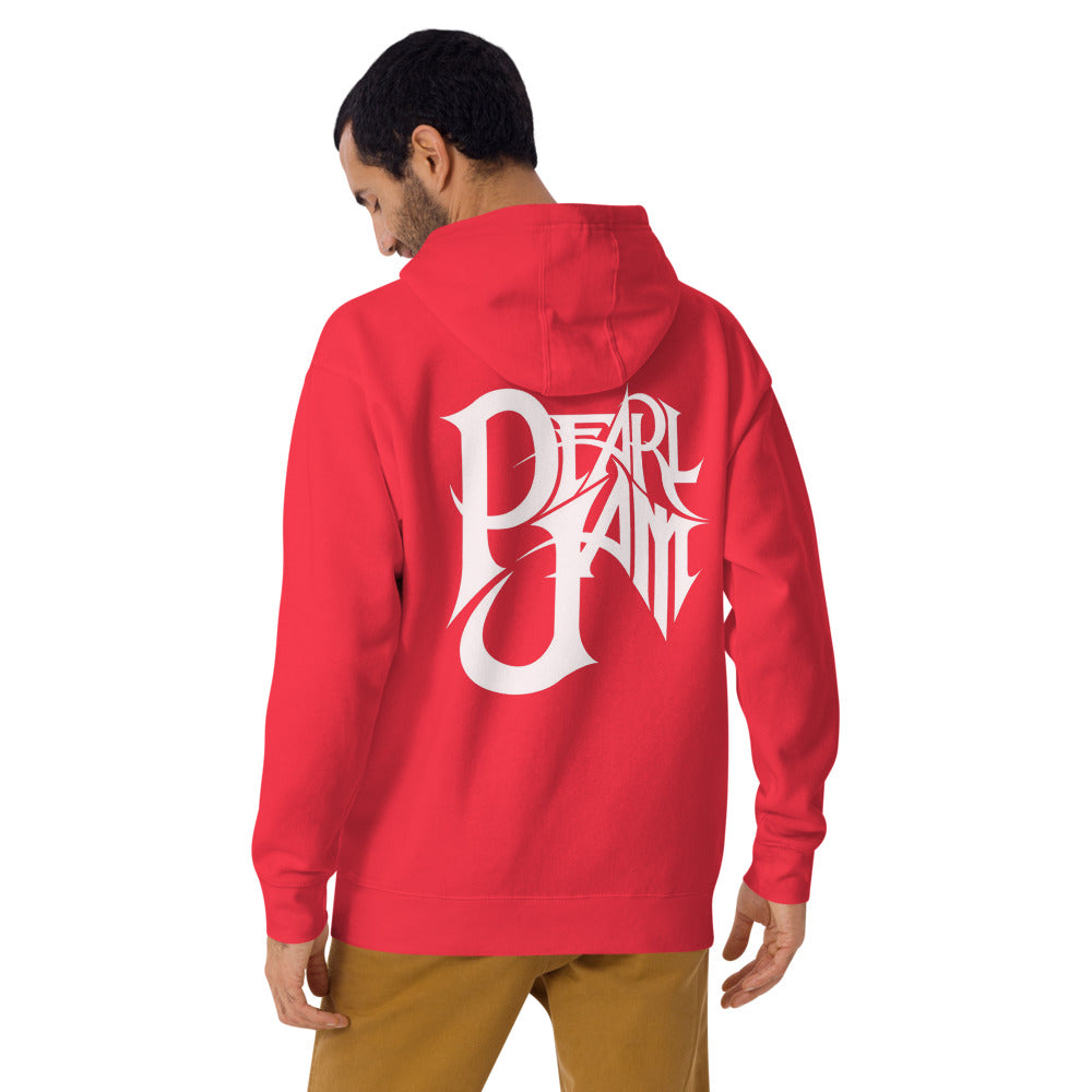 Hoodie Pearl Jam Rock band - Modelo masculino espalda 2