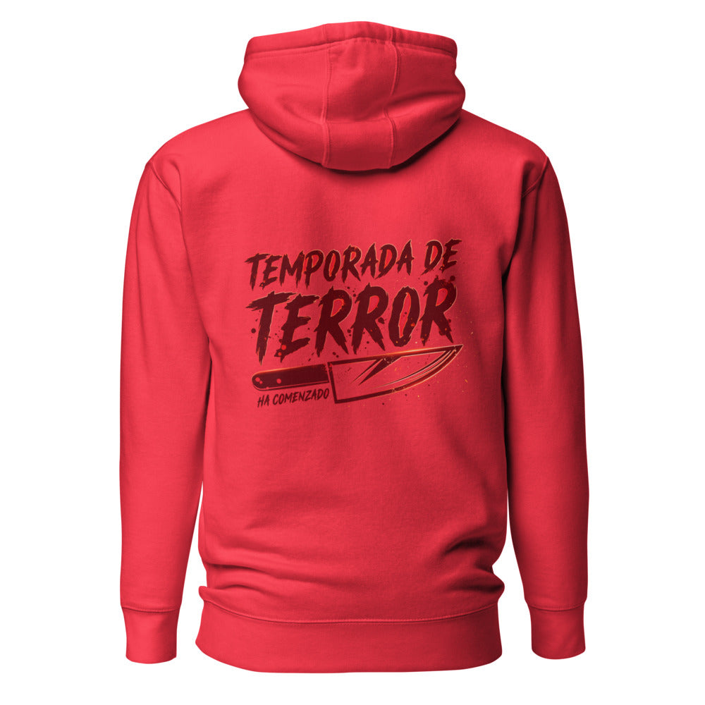 Hoodie Temporada De Terror Ha Comenzado - Espalda