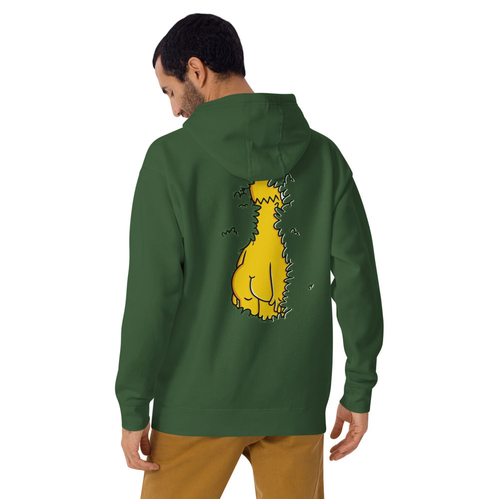Hoodie Noo Homero - Modelo masculino espalda 2