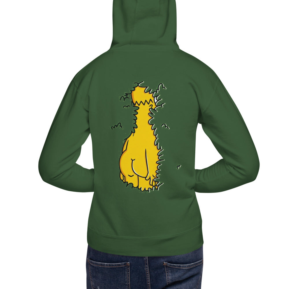 Hoodie Noo Homero - Modelo masculino espalda