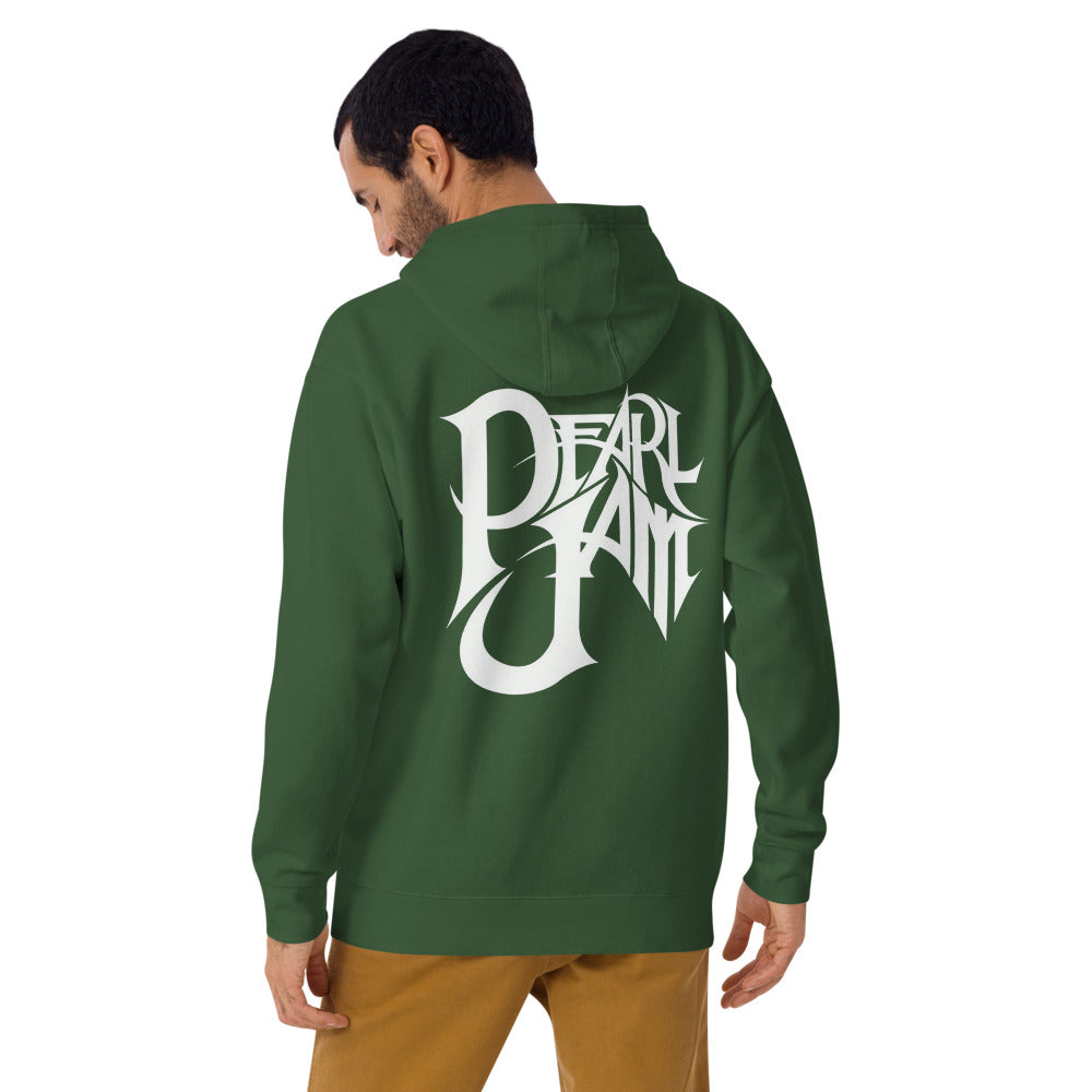 Hoodie Pearl Jam Rock band - Modelo masculino espalda 2